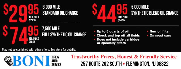 Oil Change Special